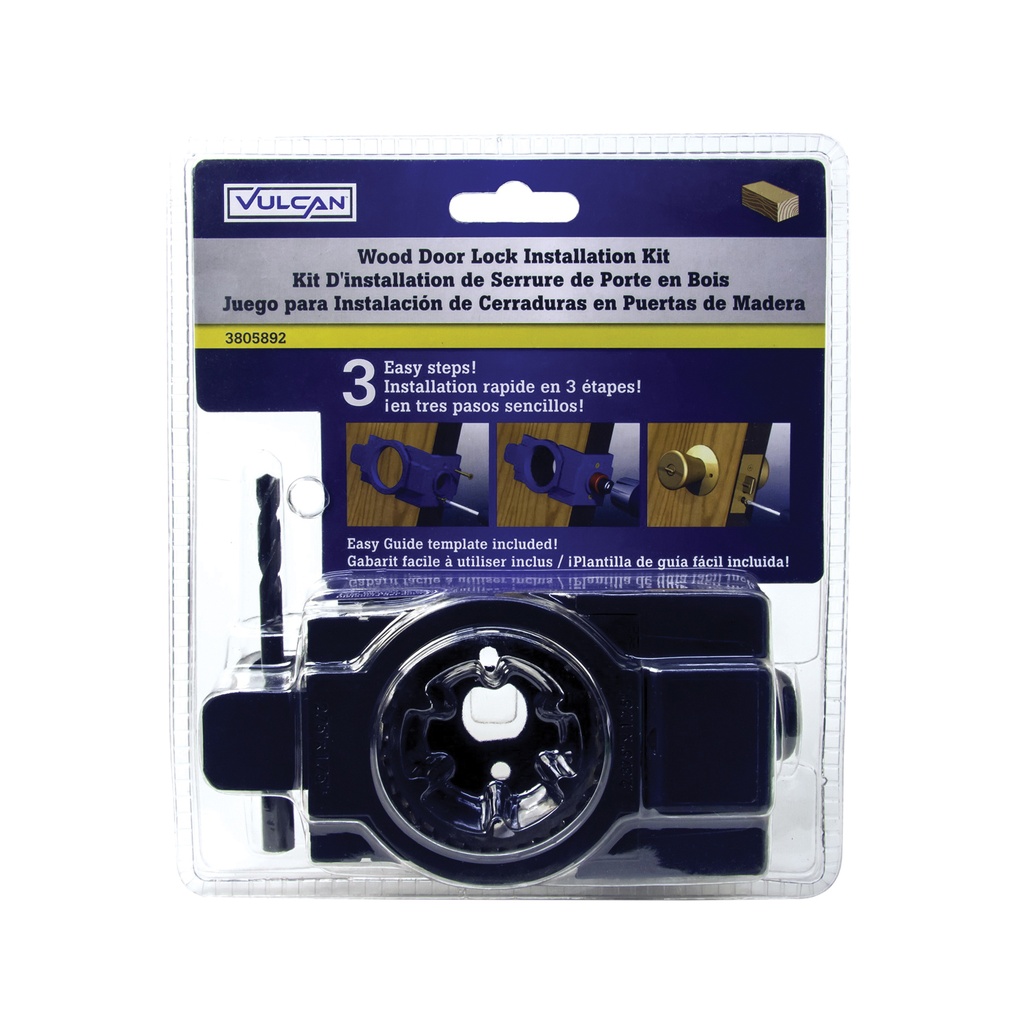 Lock Installation Kit Wood