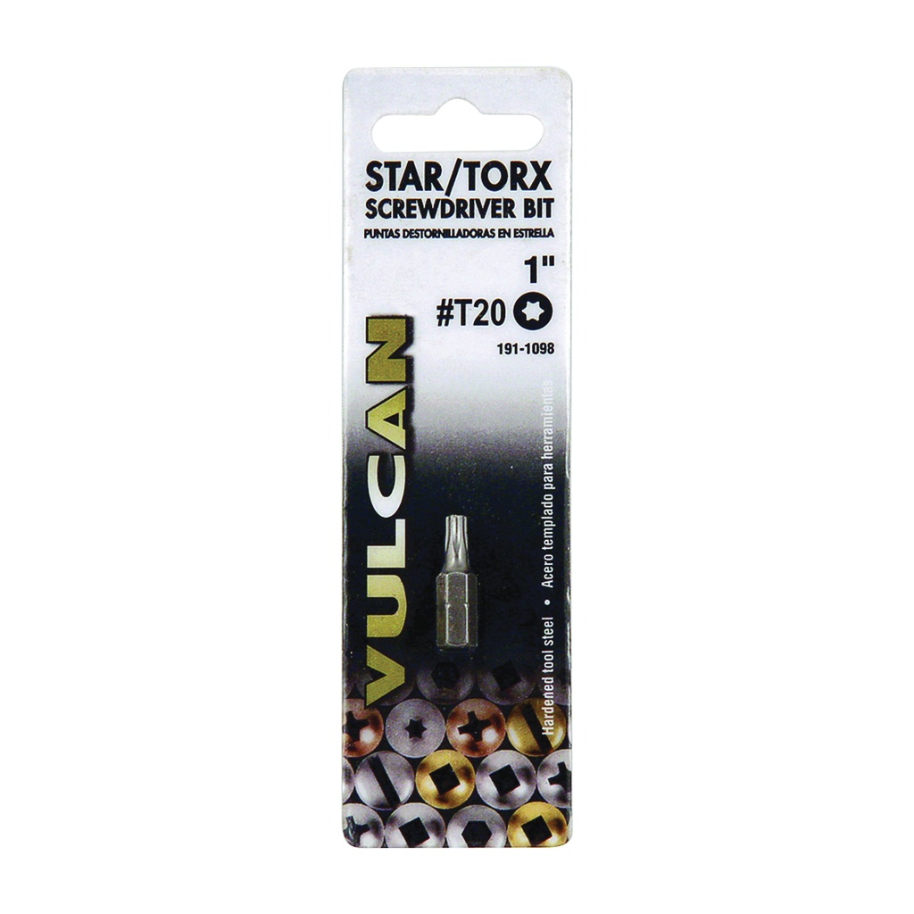 Star/Torx Screwdriver Bit 1"