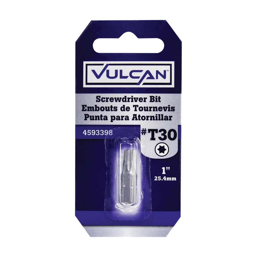 SCREWDRIVER BIT TORX 1" #T30