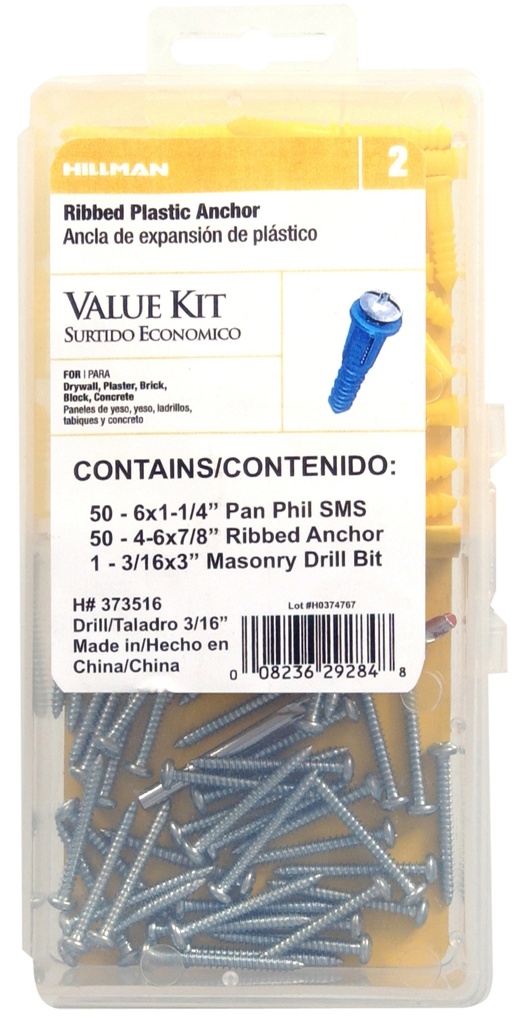 RIB PLS ANC KIT 4 - 6 - 8