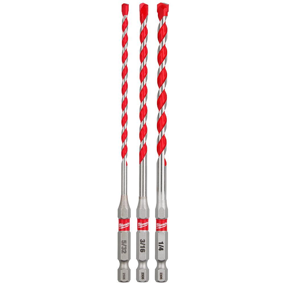 Bit Hammer Drill Carbide 3pc S