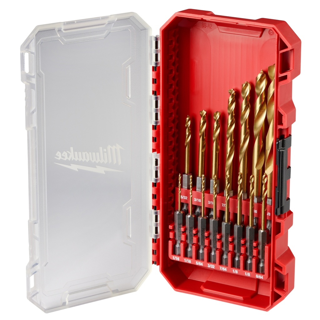 15 PC DRILL BIT SET SHOCKWAVE