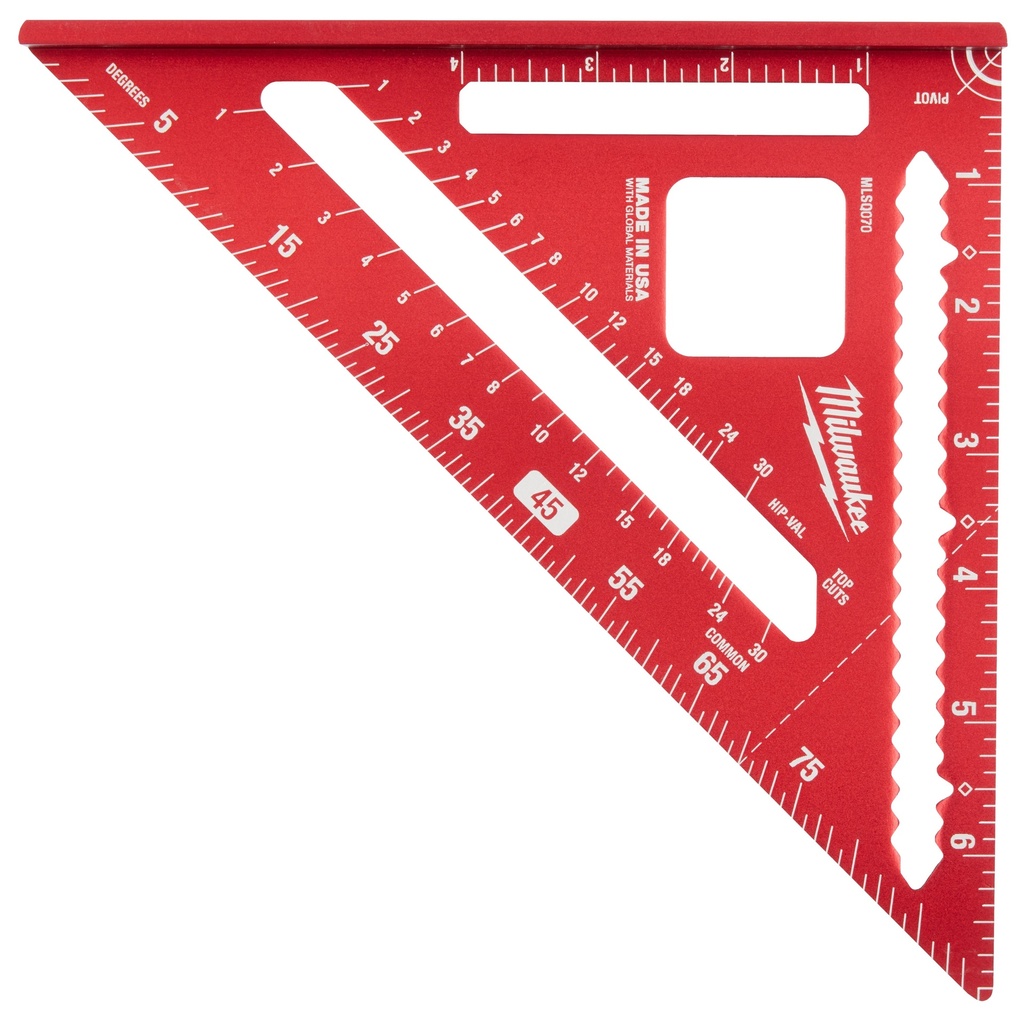 7" RAFTER SQUARE ALUMINUM MILW