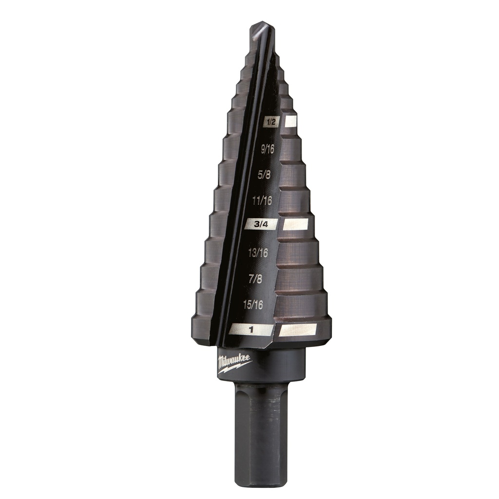 #8 Step Drill Bit, 1/2" - 1"