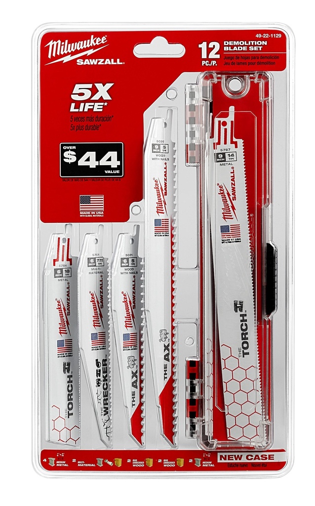 Reciprocating Sawzall BladeKit
