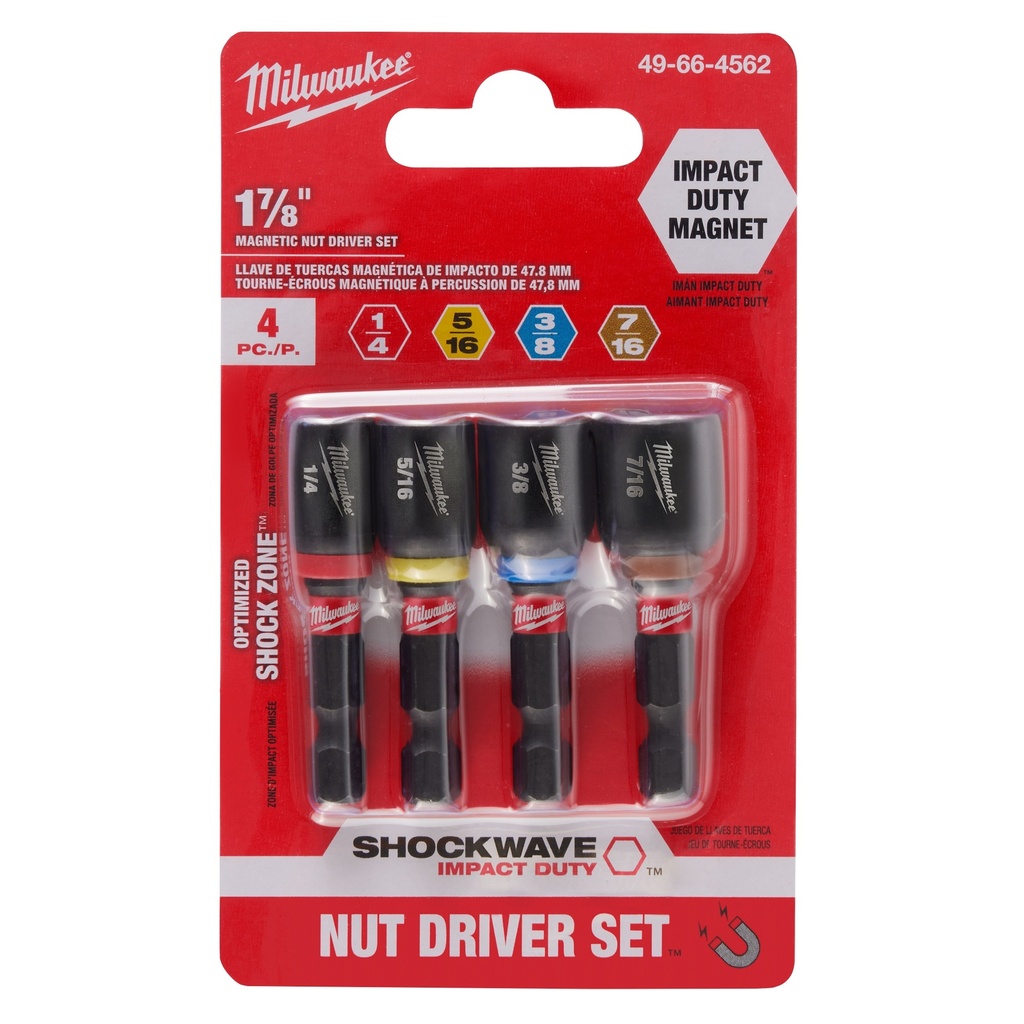 Magnetic Nut Drivers 4Pc Set 