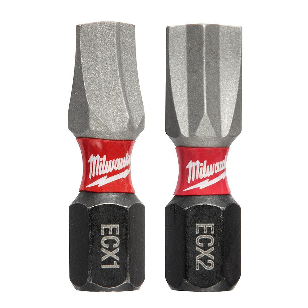 ECX Power Bits 1" #1/#2 2pk