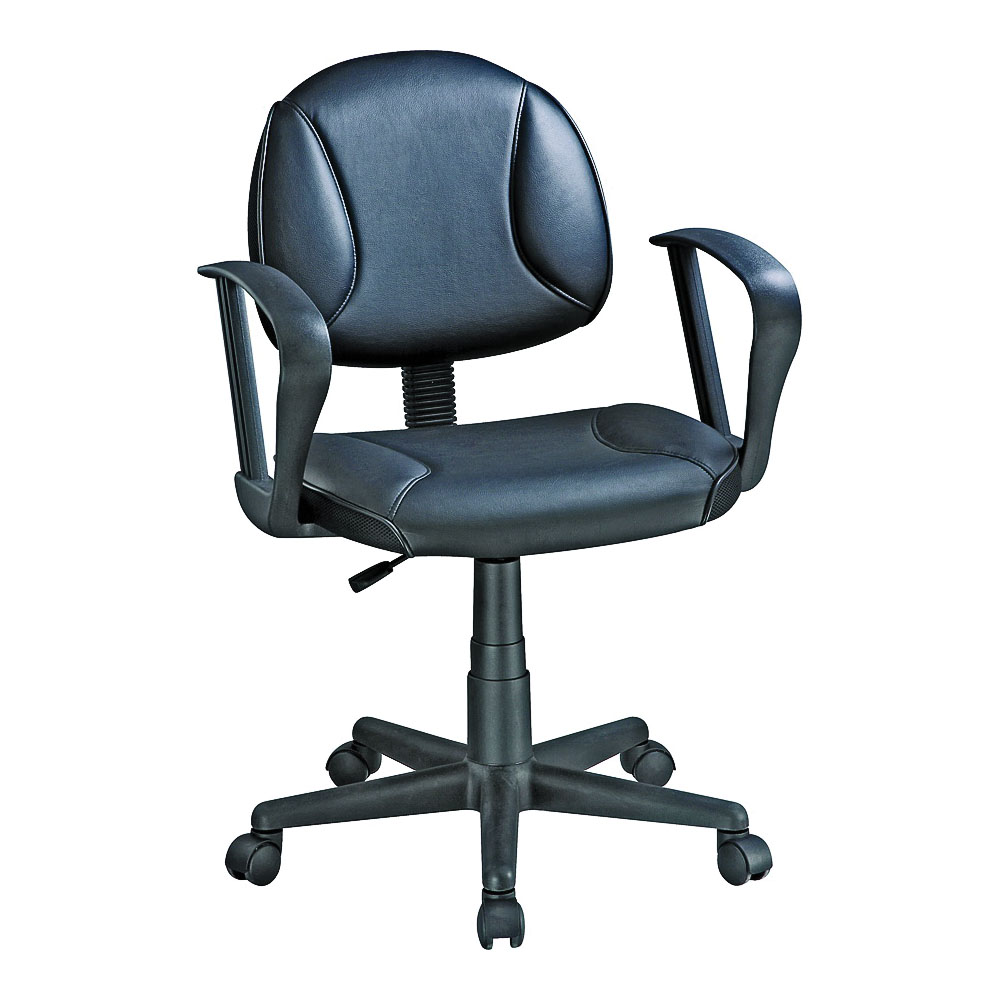 OFFICE CHAIR W/ARM BLACK