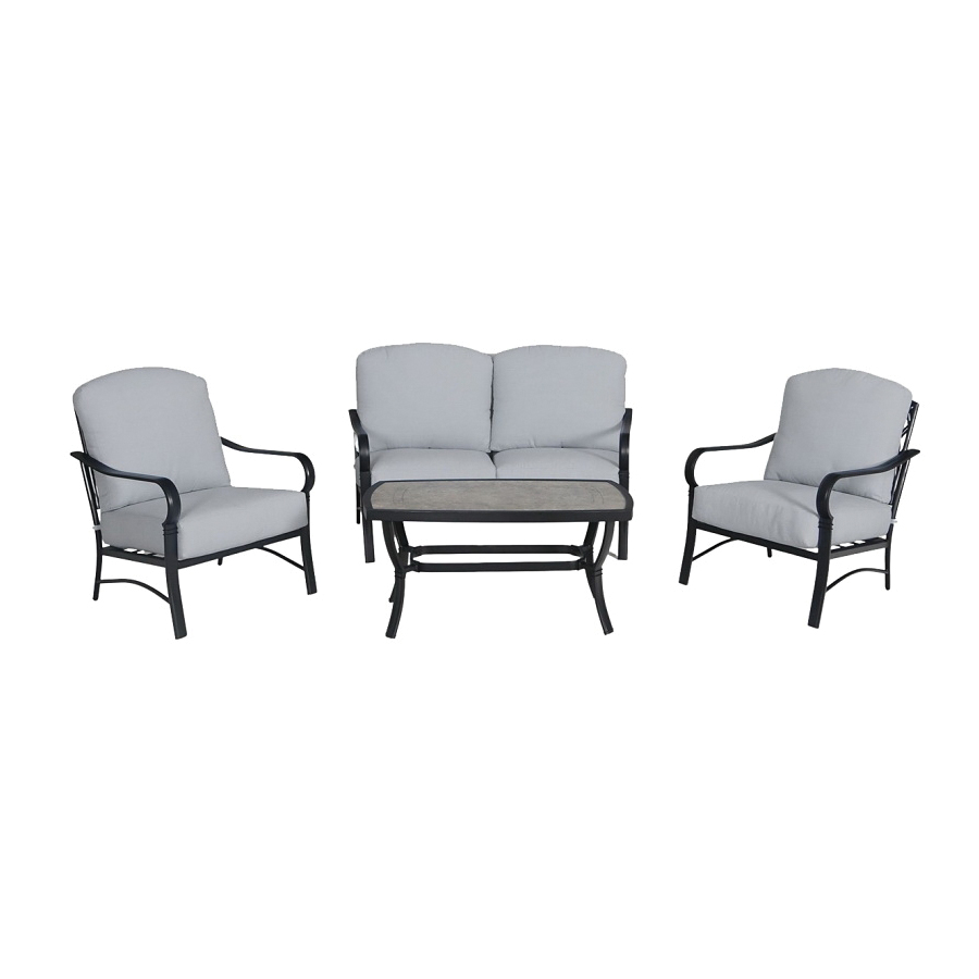 Patio Deep Seating Set 4pc Sarasota