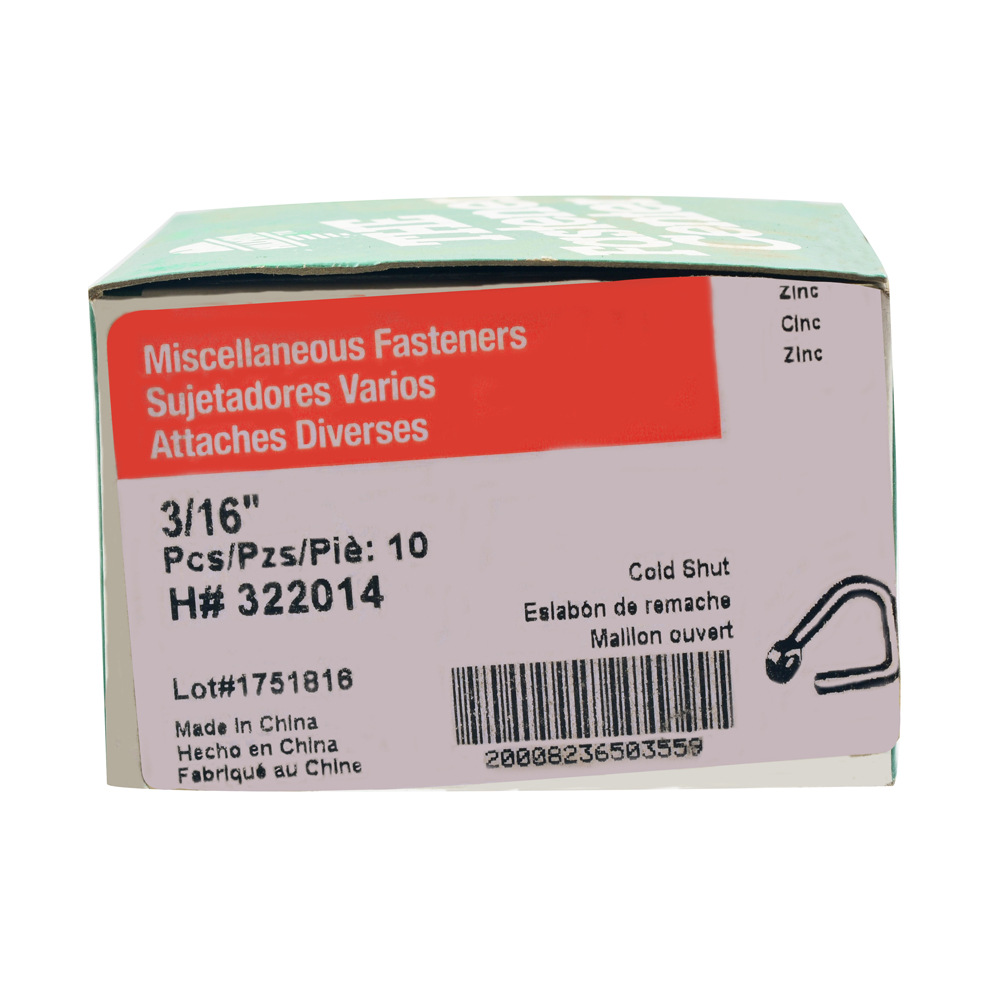 FG COLD ST 3/16-1/8 CHN