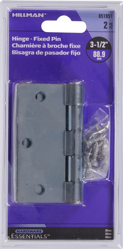 CD-G/P HNG FIXPIN 3.5"ZC