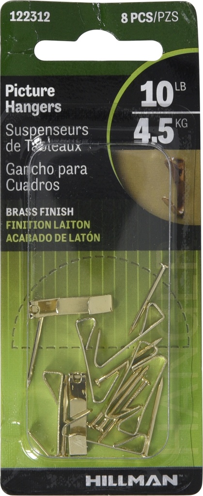 CD 10 LB PICT HANG-BRASS