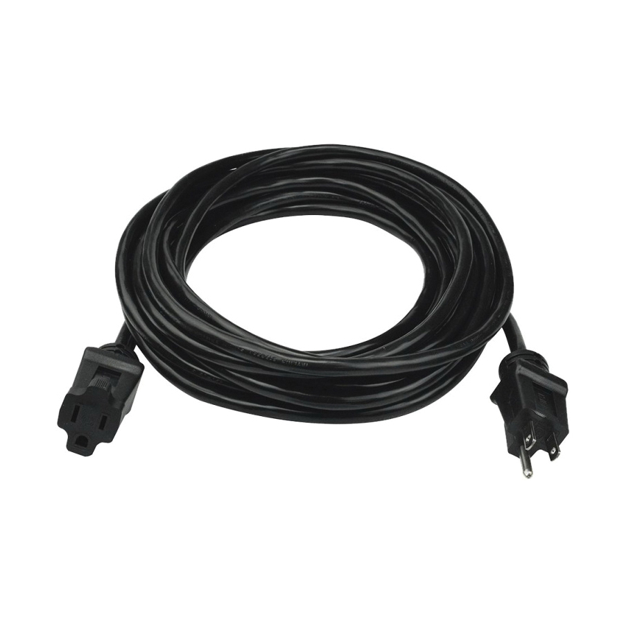 Extension Cord 14/3AWG 25ft Farm & Shop 15A Black