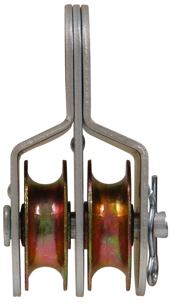 H D Fixed Eye Dbl Sheave1-1/2"
