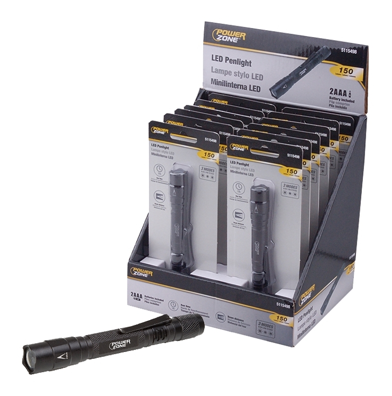 Penlight LED 150 Lumens 2AAA Black