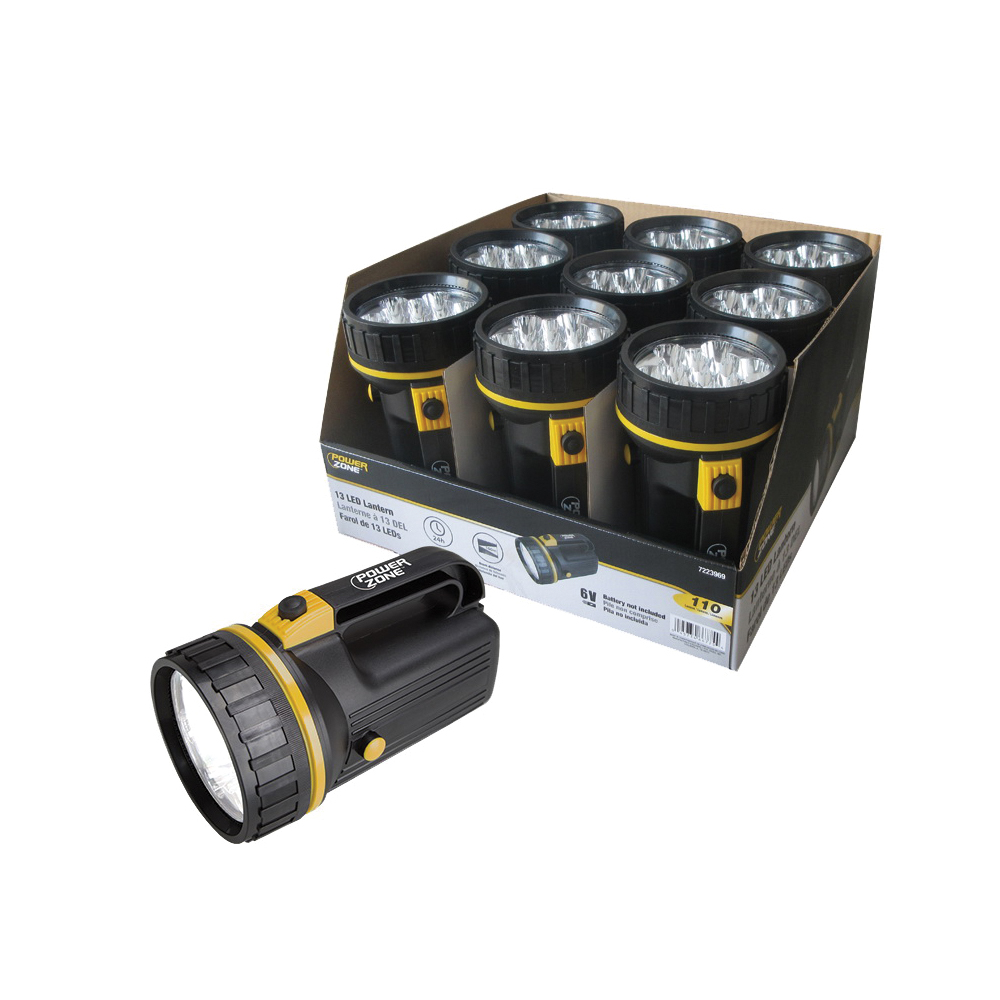 Lantern 13 LED 110 Lumens 6V Plastic
