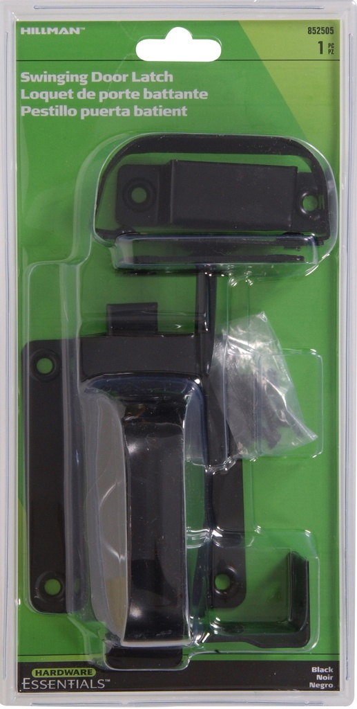 CD-SWINGING DR LATCH BLK
