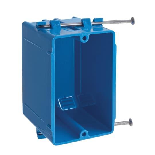 Box 1-Gang Blue w/Nails 18 Cu.