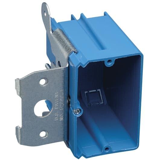 Box 1-Gang Blue Adjustable 21 