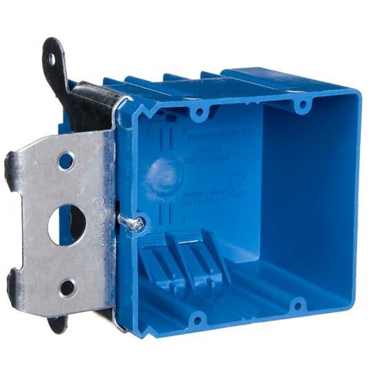 Box 2-Gang Blue Adjustable 34 