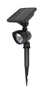 Spotlight Solar Black Plastic 100 Lumens