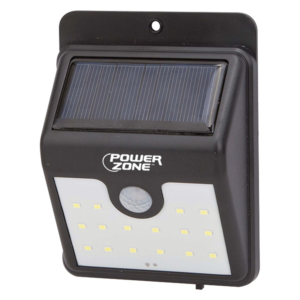 Solar Light LED Motion Sensor 120 Lumens Black