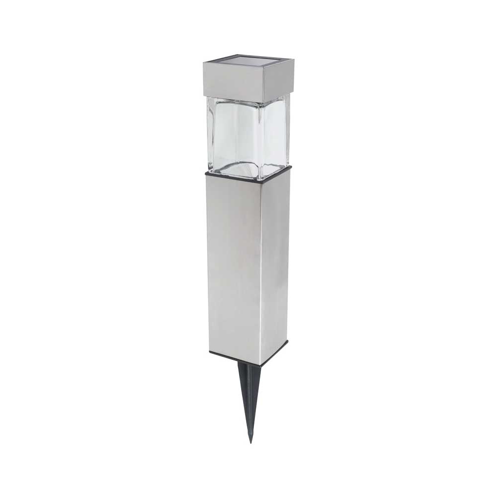 Solar Light Bollard Stake Square