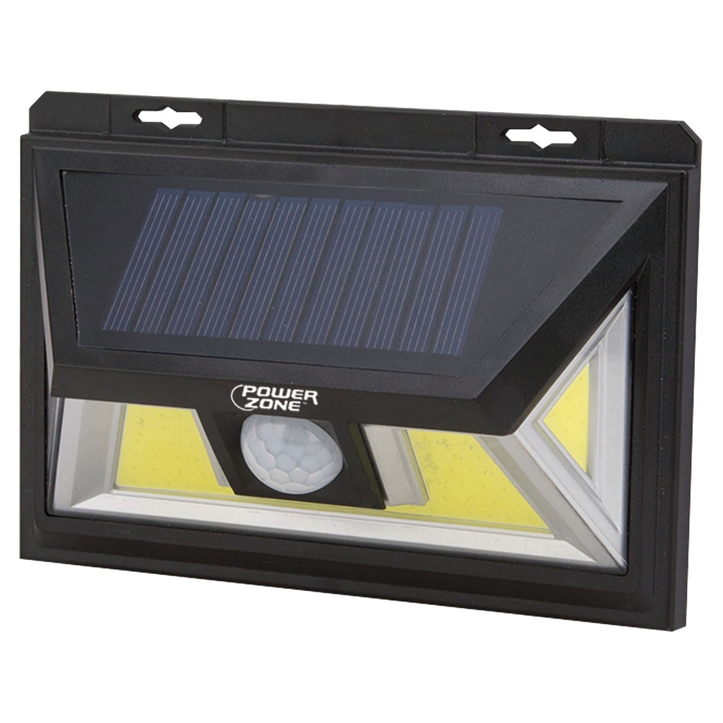 Solar Light COB LED Motion Sensor 450 Lumens Black