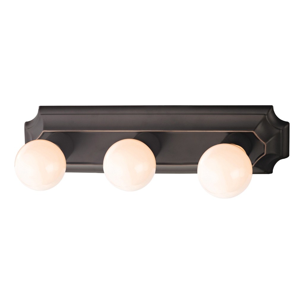 Vanity Wall Light 3 Light Bar Venetian Bronze 18"