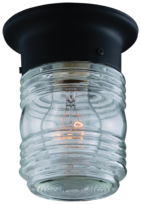 Outdoor Porch Light Black Jelly Jar Porch