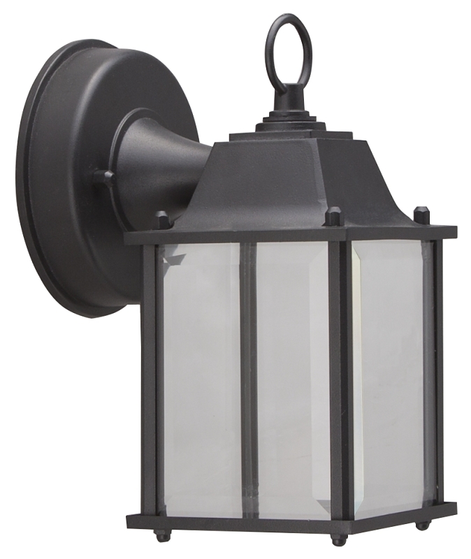 Oudoor Wall Light Black LED Lantern 3000K 320 Lumens