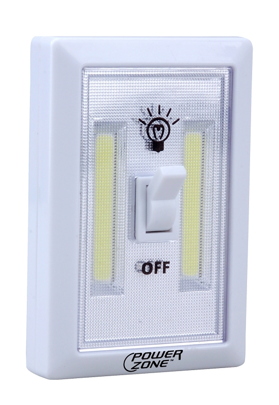 Light Switch LED Cordless 200 Lumens 4 AAA Battery White