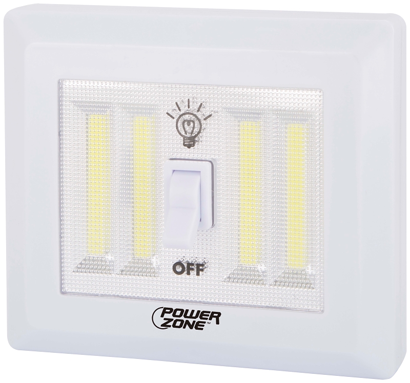 Light Switch LED 400 Lumens 4 AA Battery White