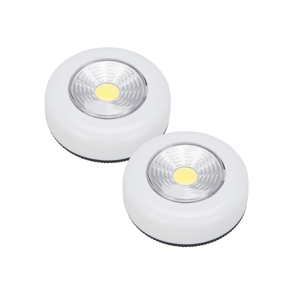 Puck Light LED 2pk 35 Lumens White