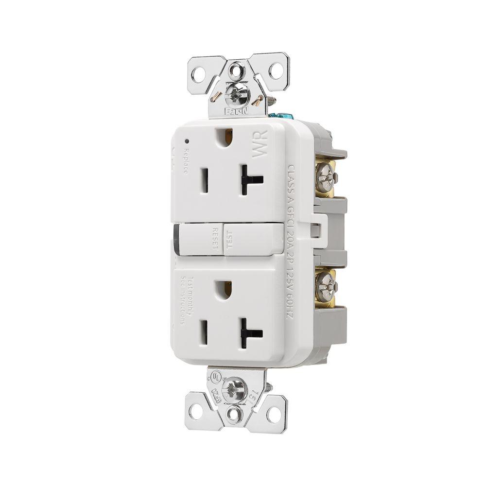 Receptacle GFCI 20A White 125V