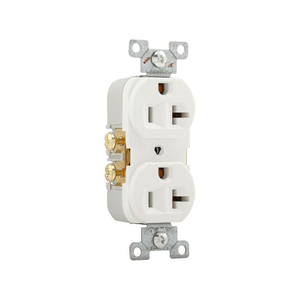Receptacle 20A White 125V