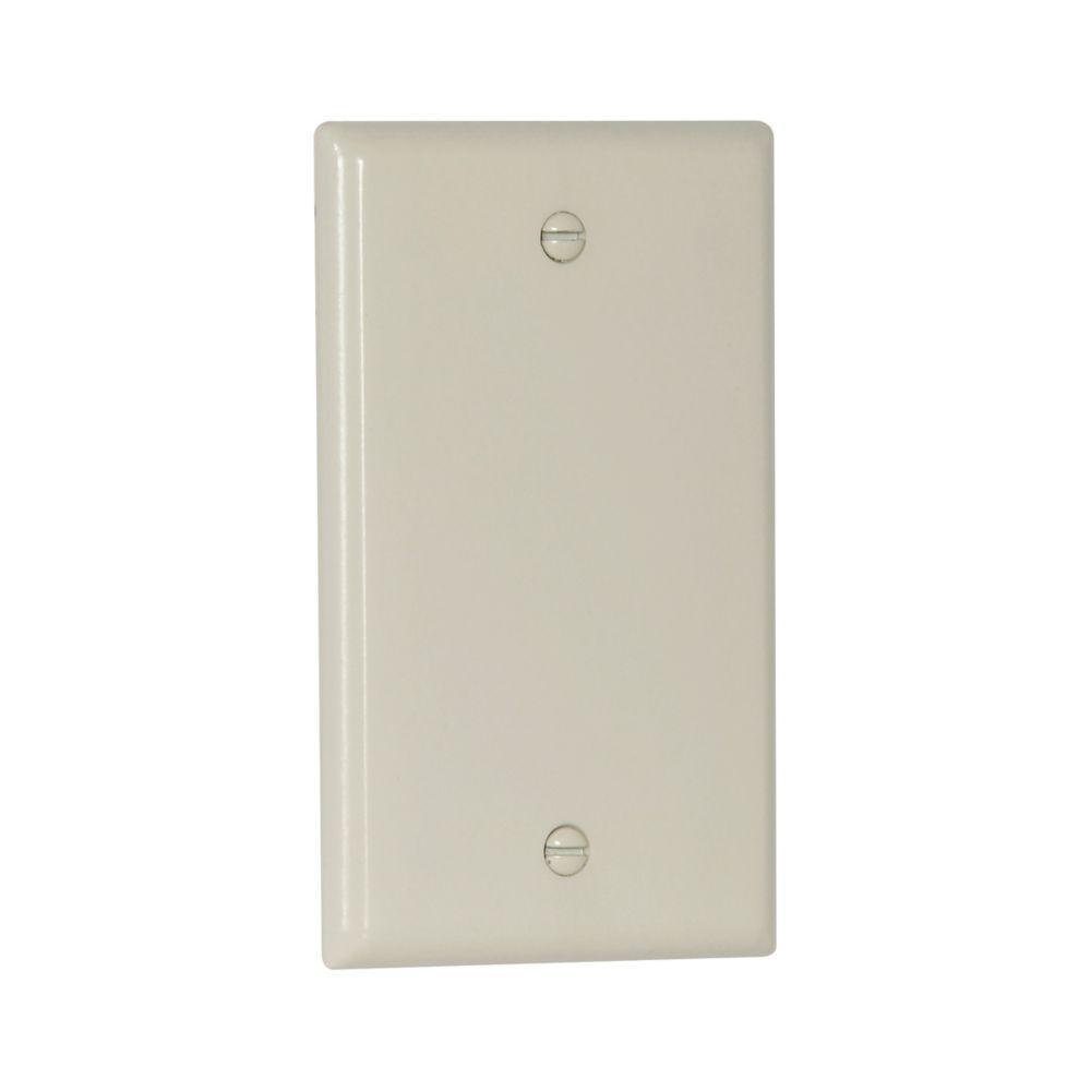 Wallplate Blank Light Almond