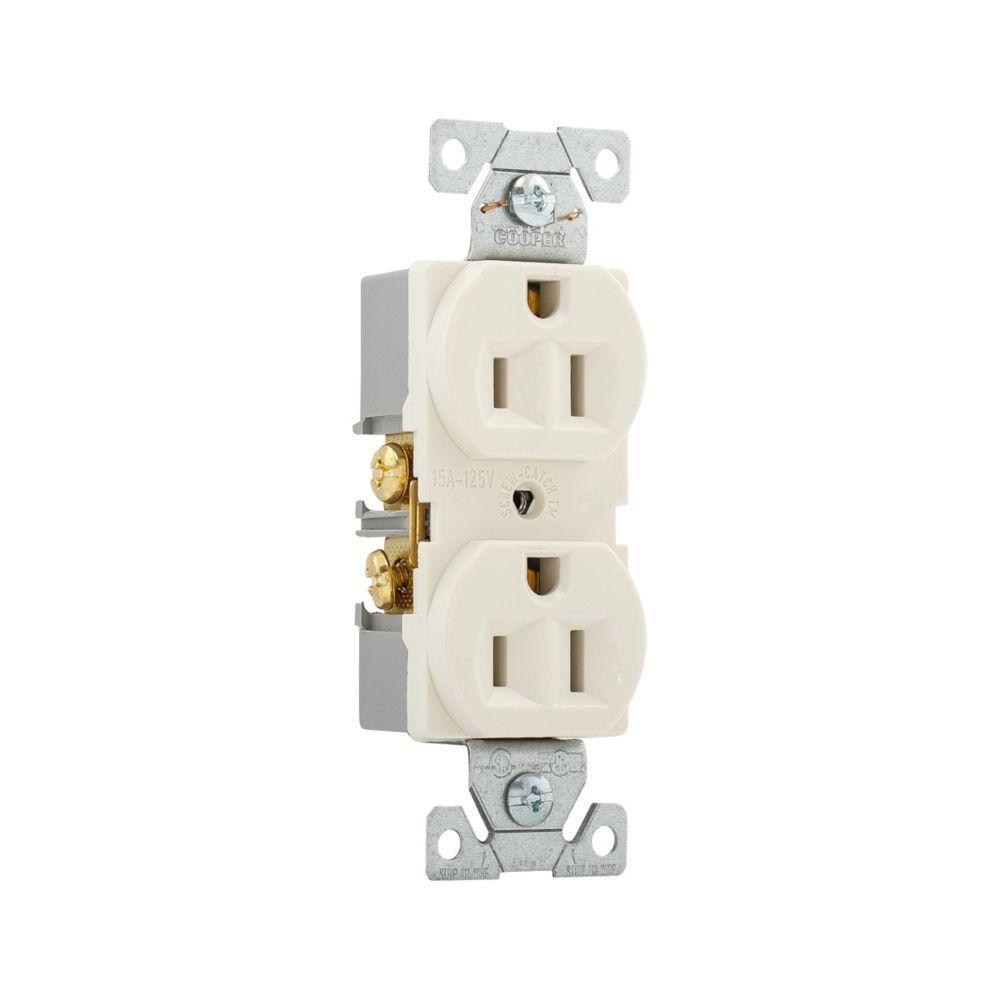 Receptacle 15A Light Almond