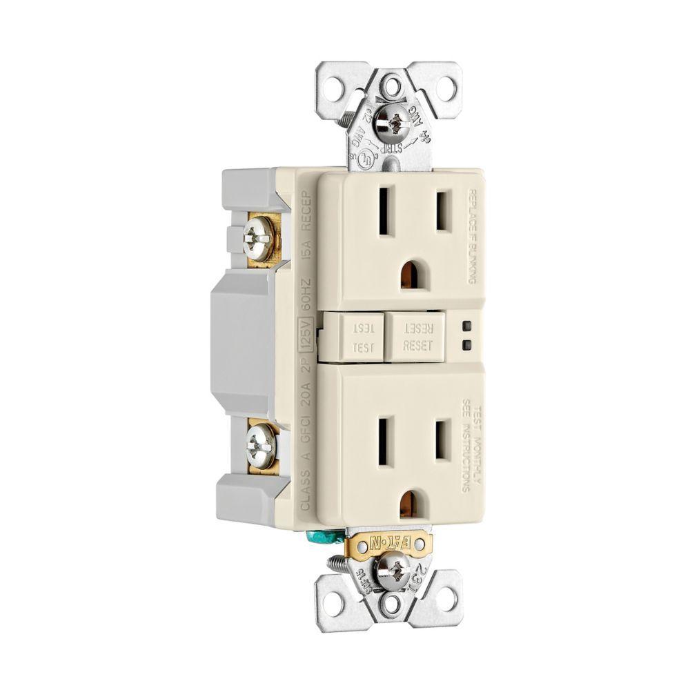 Receptacle GFCI 15A Light Almo