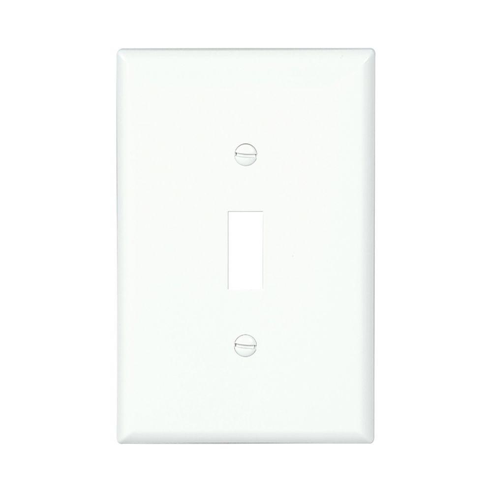 Wallplate Toggle Mid-Size Whit
