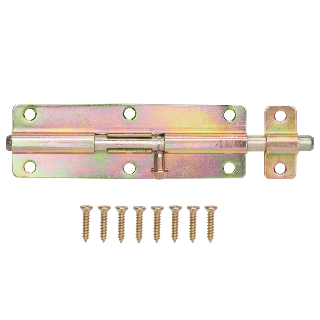 Barrel Bolt 6" Satin Brass