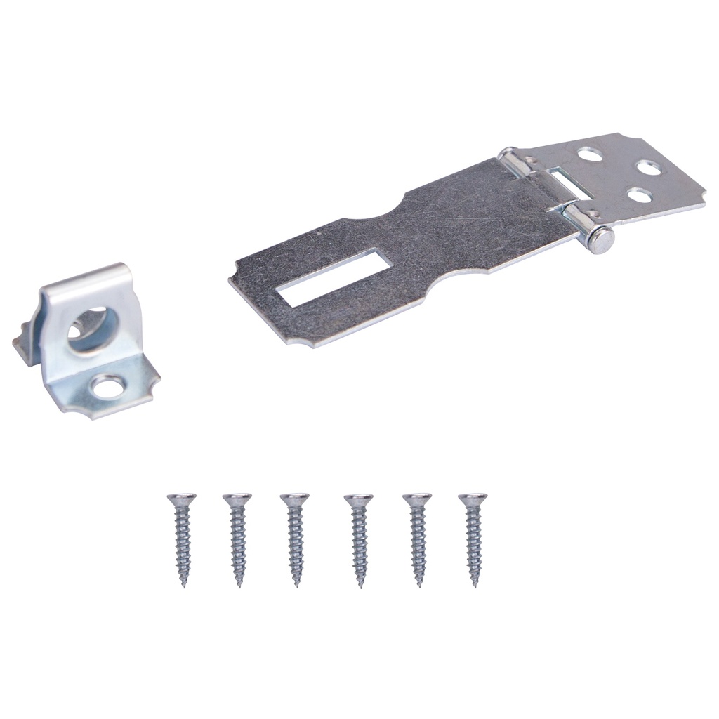 Hasp Safety Fixed 2-1/2" Zinc