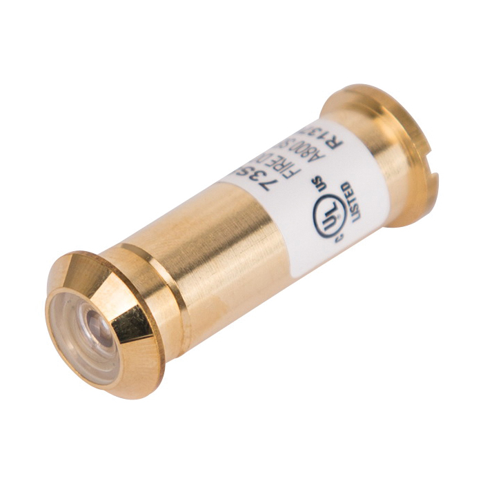 Door Viewer Bright Brass 160 Degree