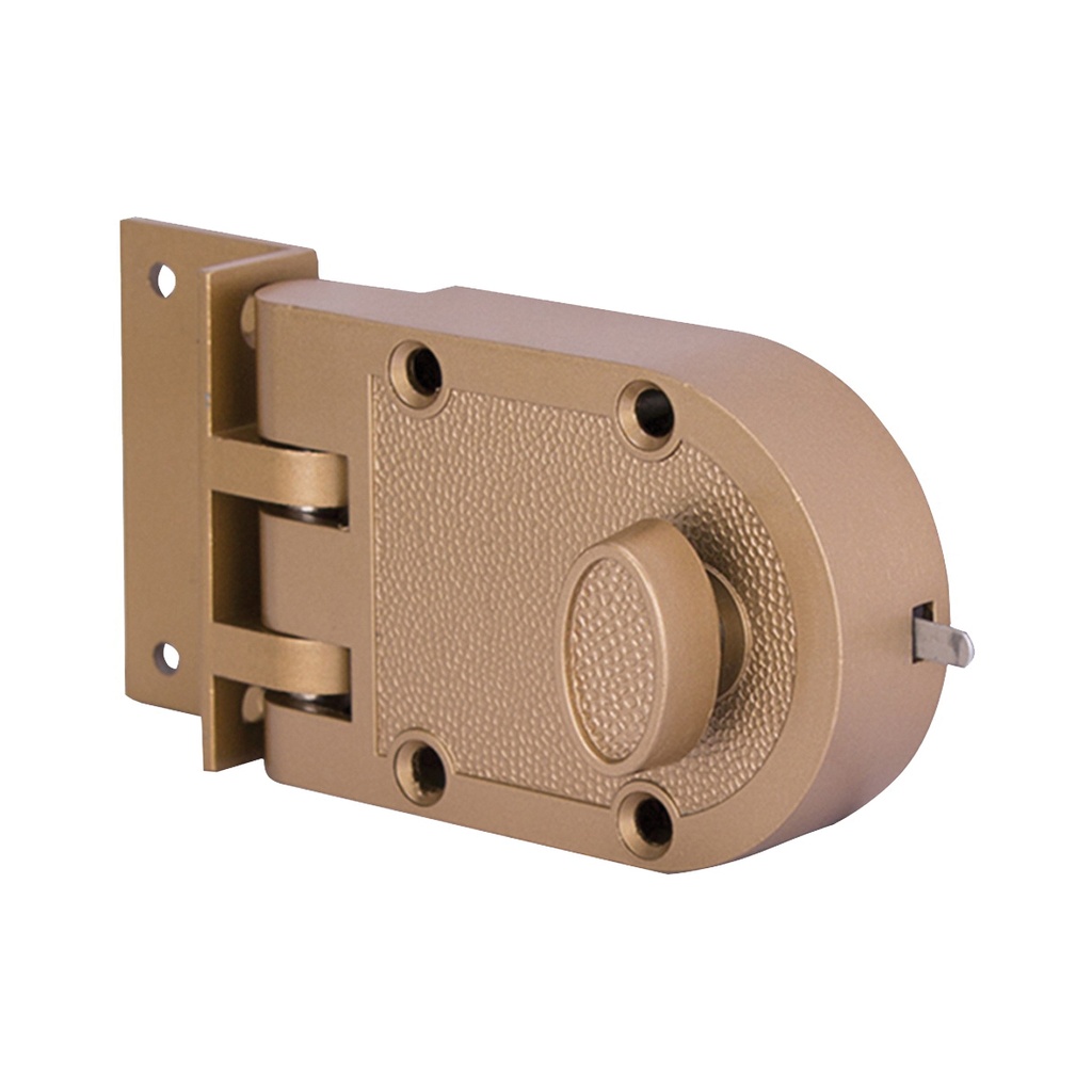 Jimmy Proof Lock 1 Cylinder Brass