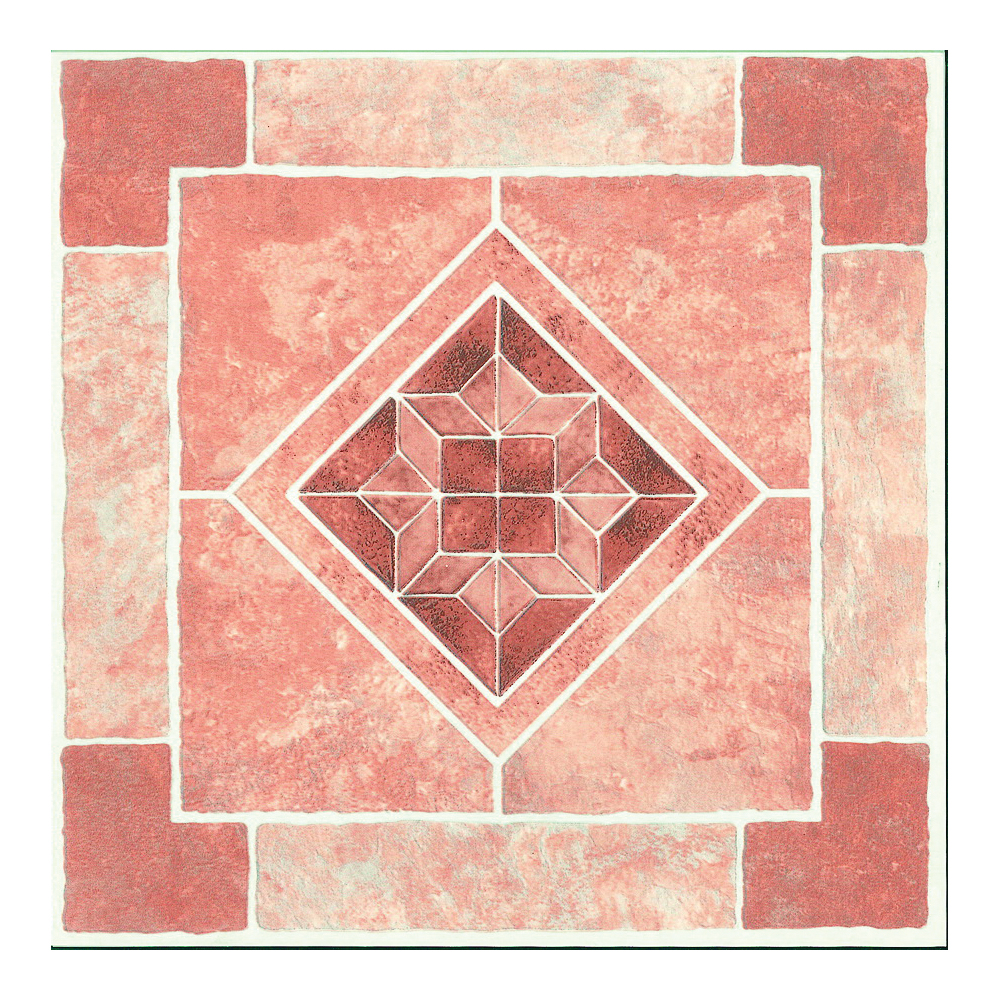 Vinyl Floor Tile Diamond Stone 12"x12" BX45