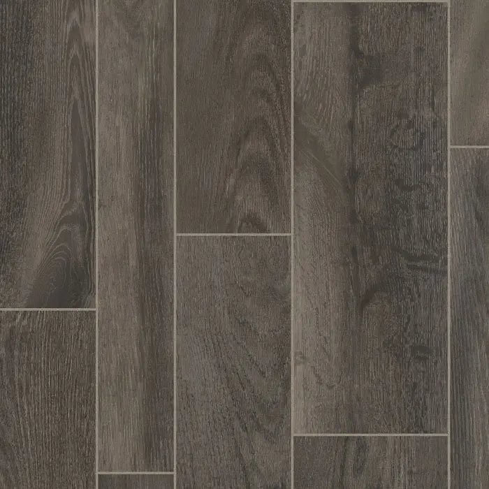 Vinyl Flooring Black/Gray Wood