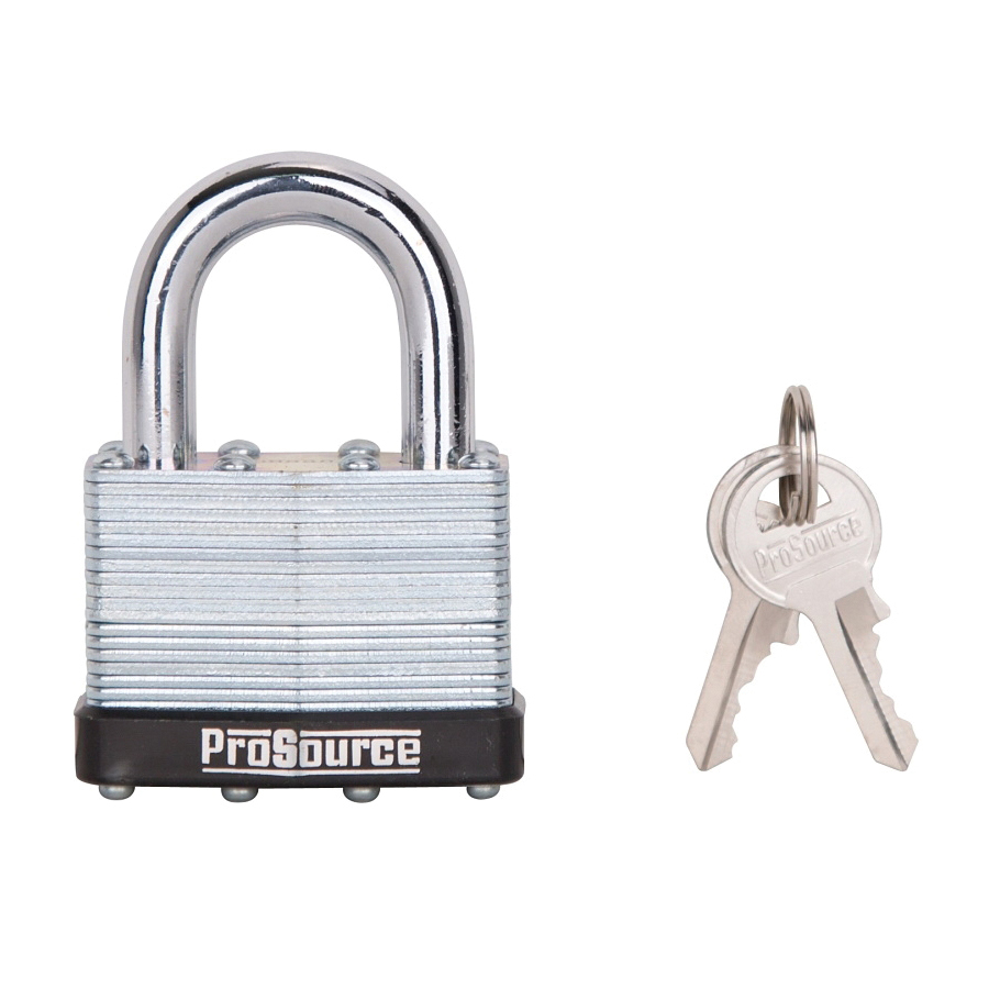 Padlock w/Bumper Zinc 2" Wide 1-1/4" Shackel Clearance