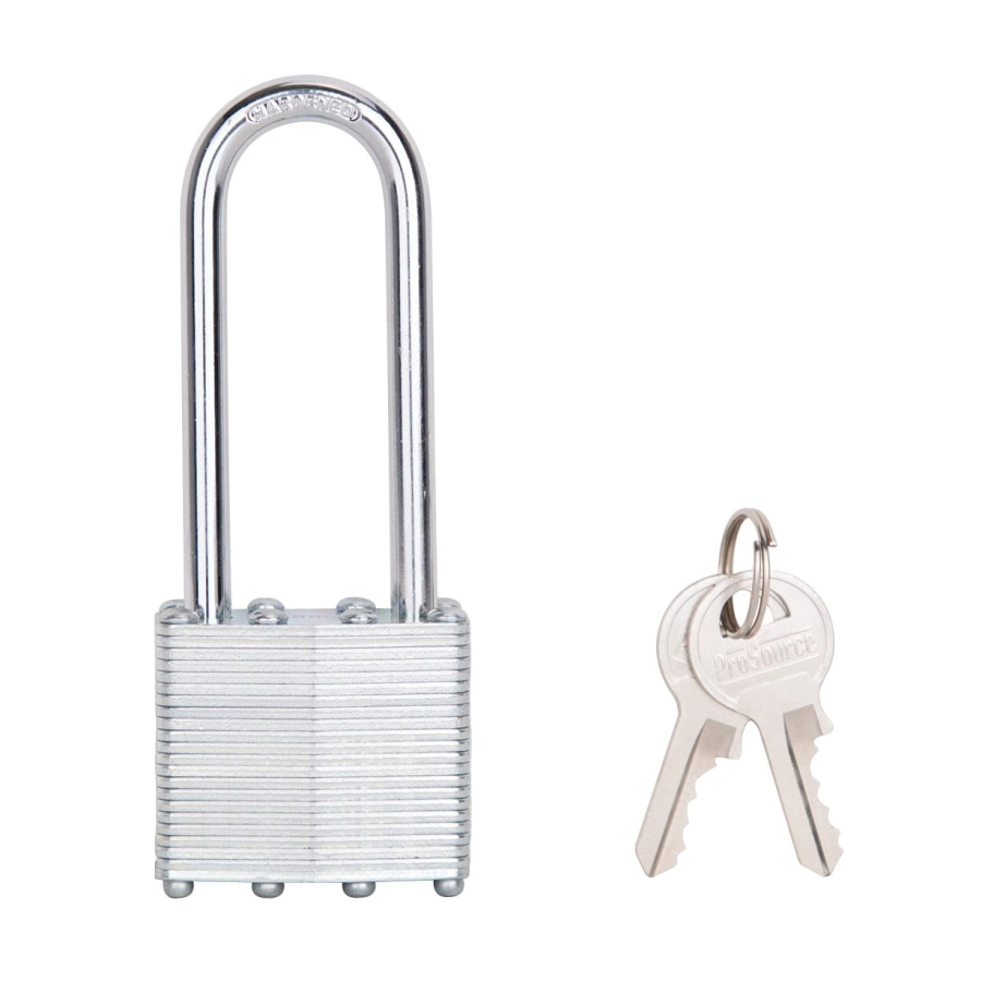 Padlock Zinc 1-1/2" Wide 2-1/2" Shackle Clearance