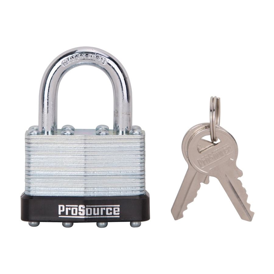 Padlock w/Bumper Zinc 1-3/4" Wide 1" Shackel Clearance
