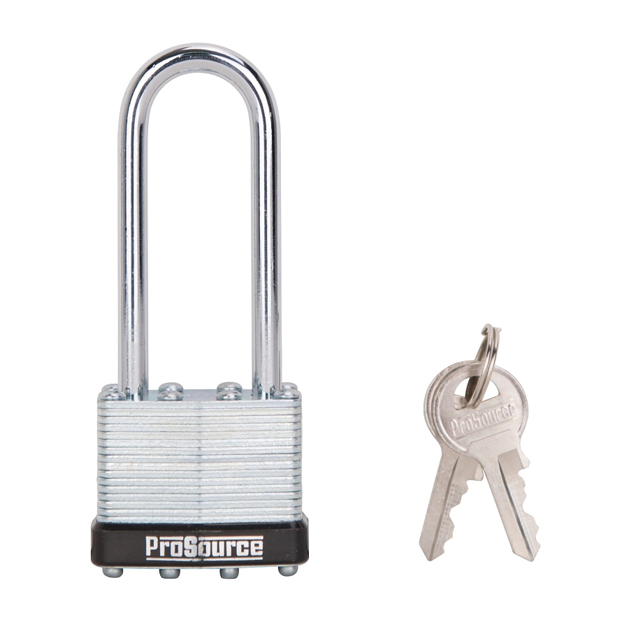 Padlock w/Bumper Zinc 1-1/2" Wide 2-1/2" Shackel Clearance